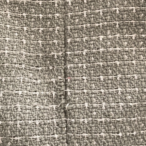 Express short green & white blazer, faux pockets size Medium - Picture 9 of 15